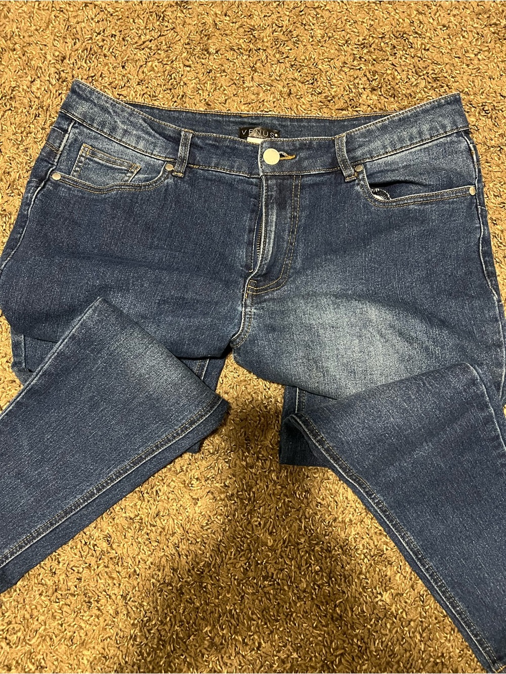 VENUS Dark Indigo Skinny Jeans